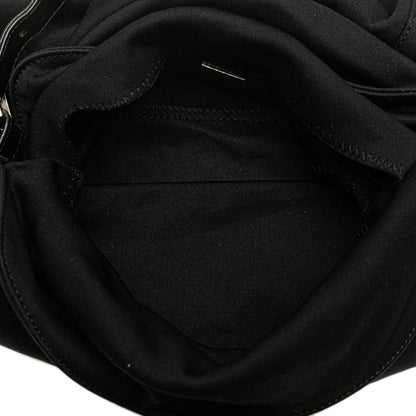 Fendi Neoprene Double Flap Shoulder Bag (SHG-Fp6HvH)