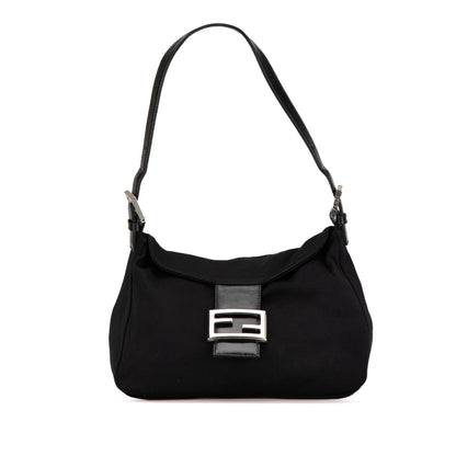 Fendi Neoprene Double Flap Shoulder Bag (SHG-Fp6HvH)