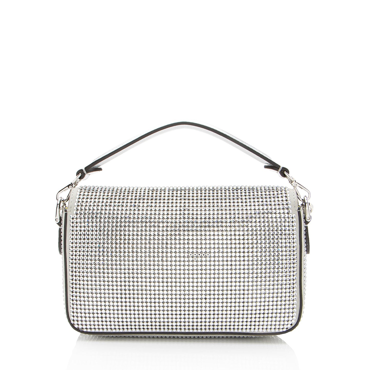 Fendi Nubuck Crystal Mini Baguette (SHF-euHxV9)