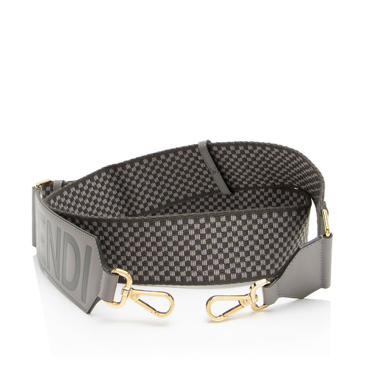 Fendi Nylon Logo Adjustable Shoulder Strap