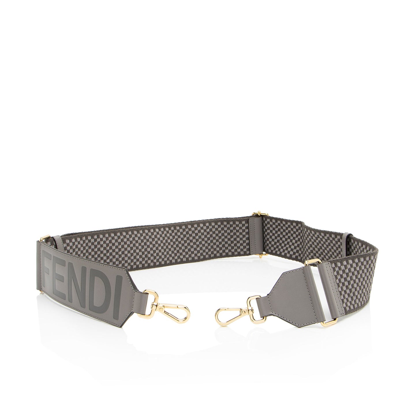Fendi Nylon Logo Adjustable Shoulder Strap