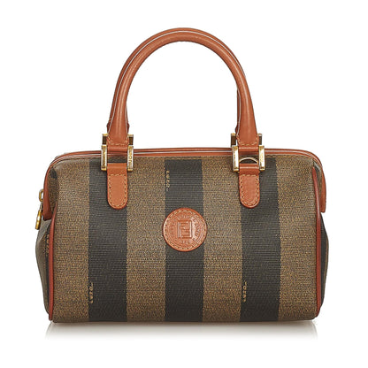 Fendi Pequin Boston Bag (SHG-26237)