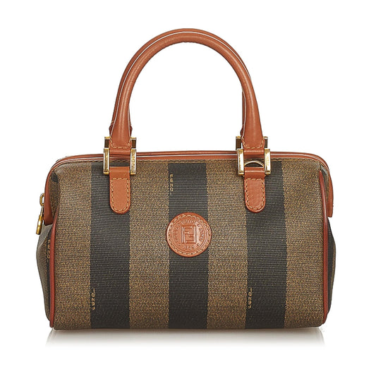Fendi Pequin Boston Bag (SHG-26237)