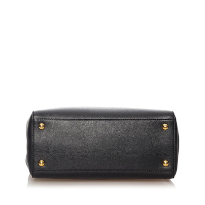 Fendi Petit 2Jours Leather Satchel (SHG-27993)