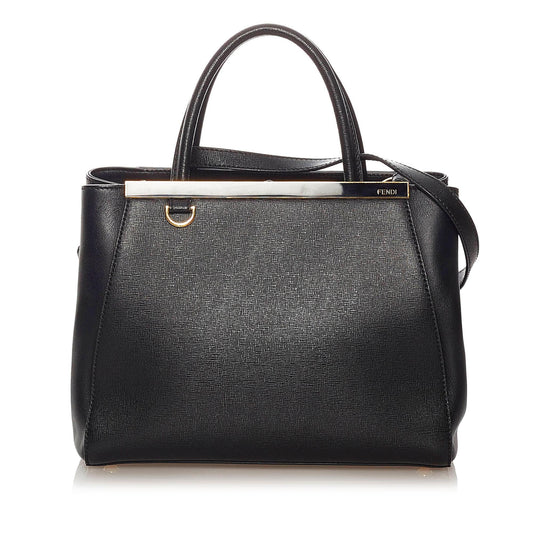Fendi Petit 2Jours Leather Satchel (SHG-27993)