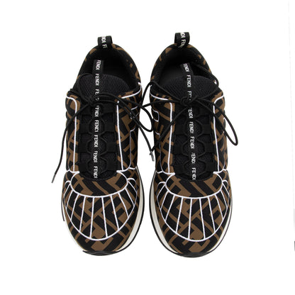 Fendi Quilted Zucca Nylon Freedom Sneakers - Size 7.5 / 37.5 (SHF-808q4w)