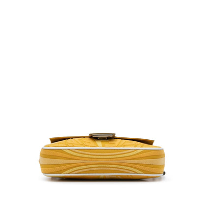Fendi Sarah Coleman FF Canvas Fisheye  Baguette Satchel (SHG-jIeRtT)