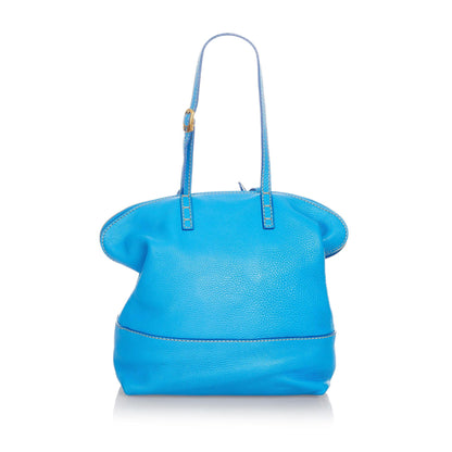 Fendi Selleria 2Bag Leather Shoulder Bag (SHG-23596)