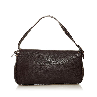 Fendi Selleria Leather Baguette (SHG-34890)