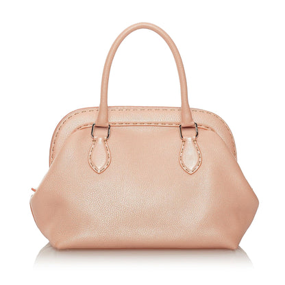 Fendi Selleria Leather Handbag (SHG-27467)
