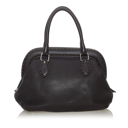 Fendi Selleria Leather Handbag (SHG-37727)