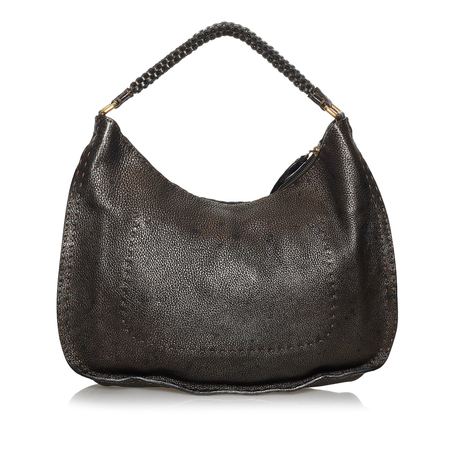 Fendi Selleria Leather Hobo Bag (SHG-37579)
