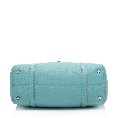 Fendi Leather Selleria Linda Large Satchel (SHF-1fEOnp)