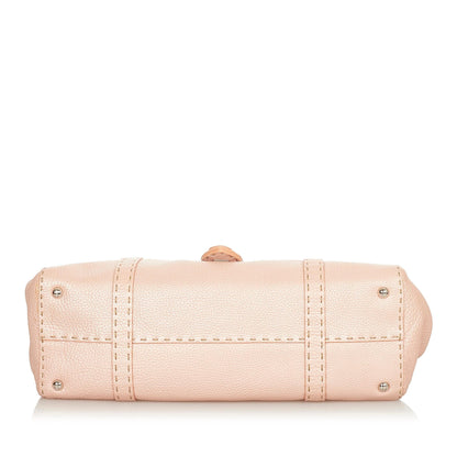 Fendi Selleria Linda Leather Shoulder Bag (SHG-24875)