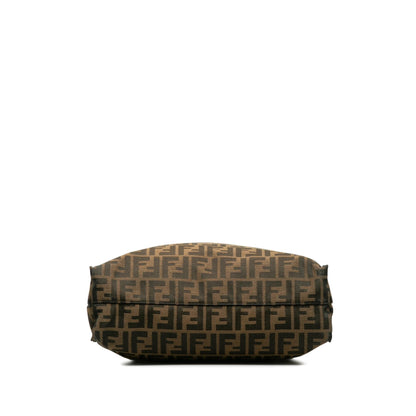 Fendi Selleria Trimmed Zucca Vertical Tote (SHG-AXod86)