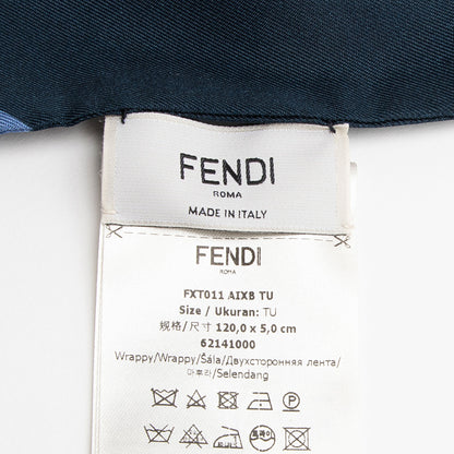 Fendi Silk Bandeau Wrappy Scarf (SHF-9dX660)