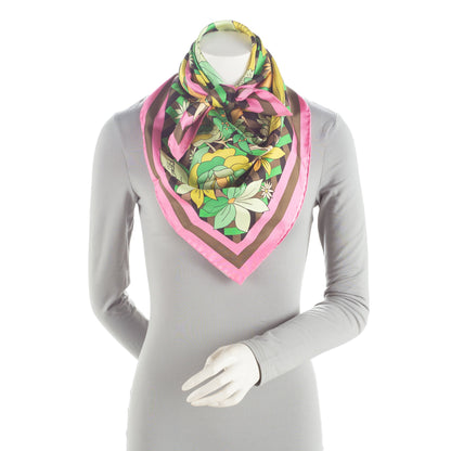 Fendi Silk Floral 90cm Scarf (SHF-Bfg7Q0)