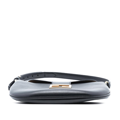 Fendi Small Leather Croissant Hobo Bag