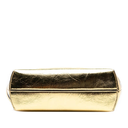Fendi Small Metallic Nappa Fendi First Crossbody