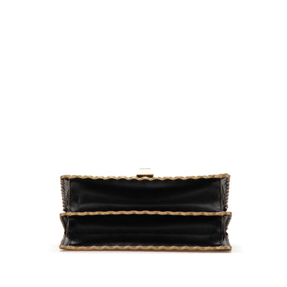 Fendi Small Scalloped Leather Kan I Crossbody