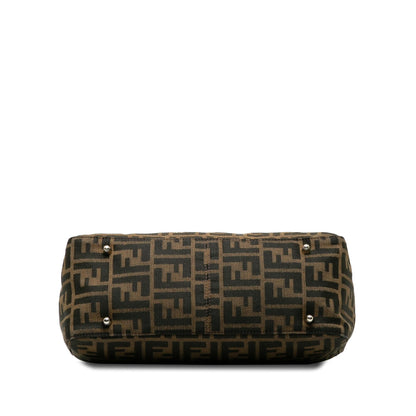 Fendi Small Zucca Canvas Twins Tote (SHG-kog7lI)
