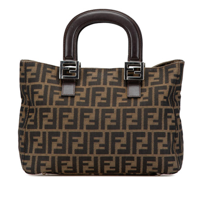 Fendi Small Zucca Canvas Twins Tote