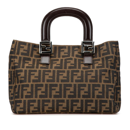 Fendi Small Zucca Canvas Twins Tote