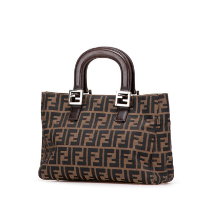 Fendi Small Zucca Canvas Twins Tote