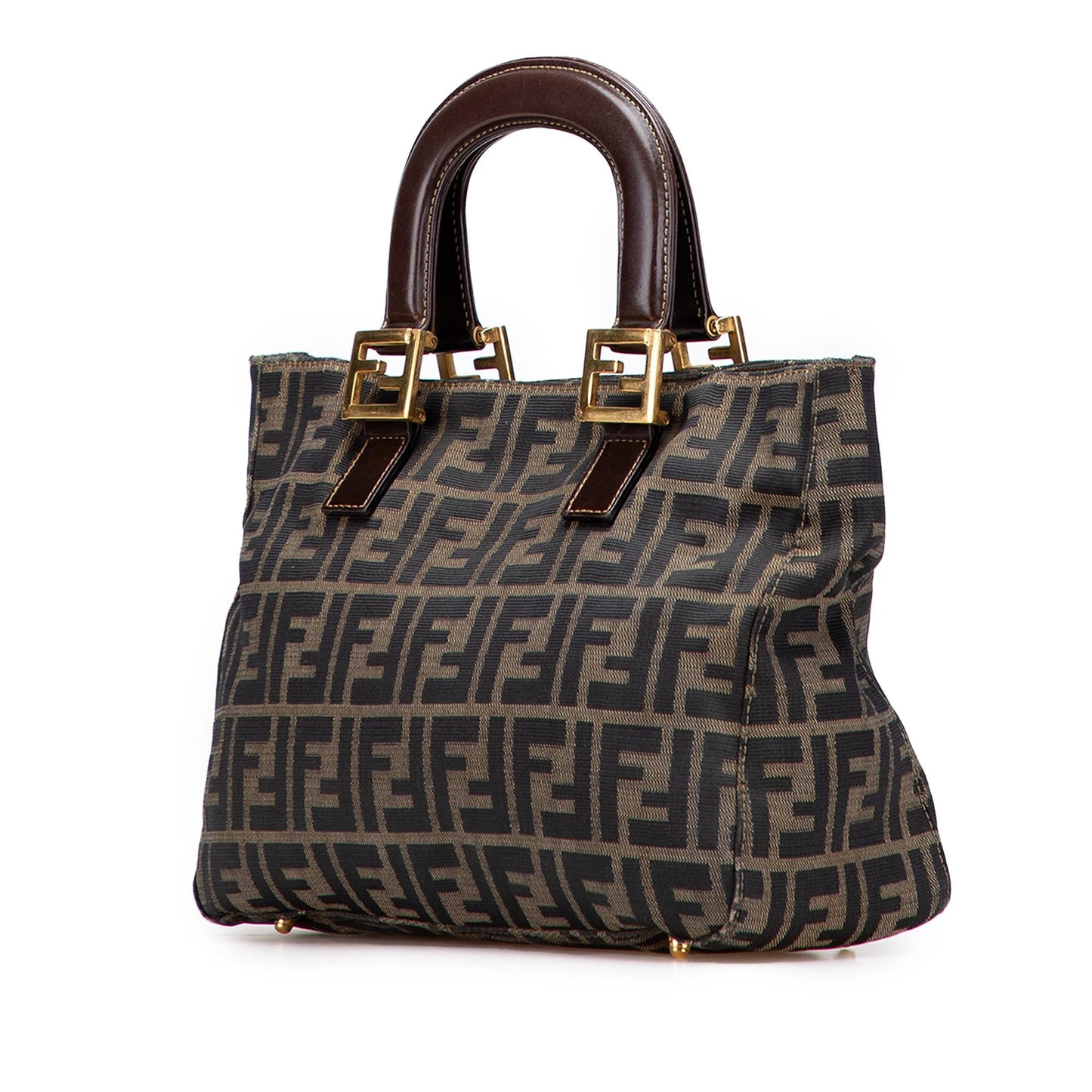 Fendi Small Zucca Canvas Twins Tote