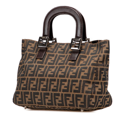 Fendi Small Zucca Canvas Twins Tote