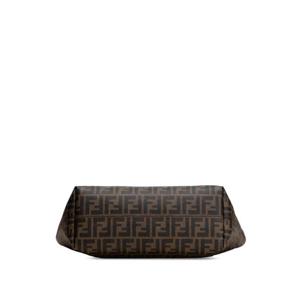Fendi Small Zucca Coated Canvas Roll Tote