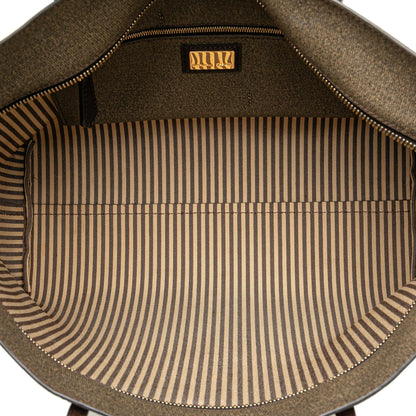 Fendi Small Zucca Coated Canvas Roll Tote