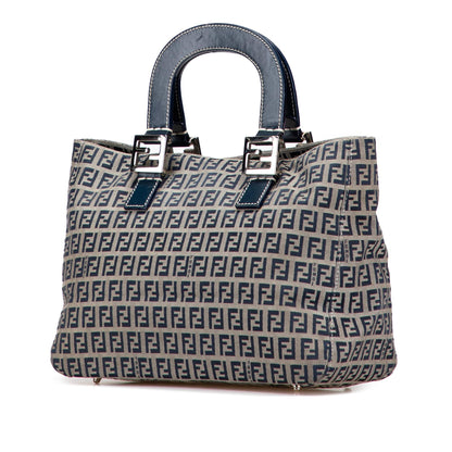 Fendi Small Zucchino Canvas Twins Tote