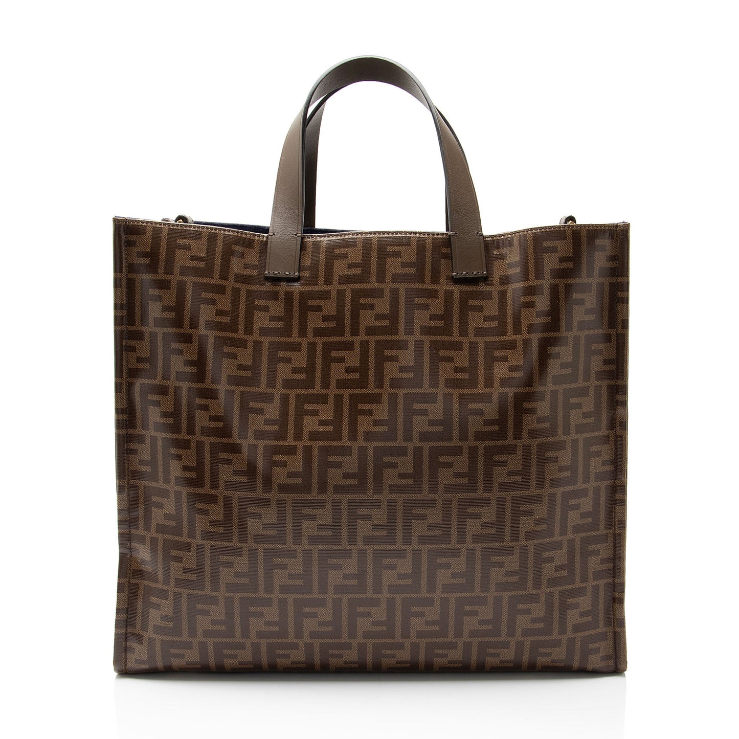 Fendi Spalmati Fila Mania Logo Shopper Tote