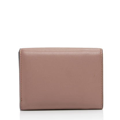 Fendi Studded Calfskin Micro Tri-fold Wallet (SHF-ymbBNz)