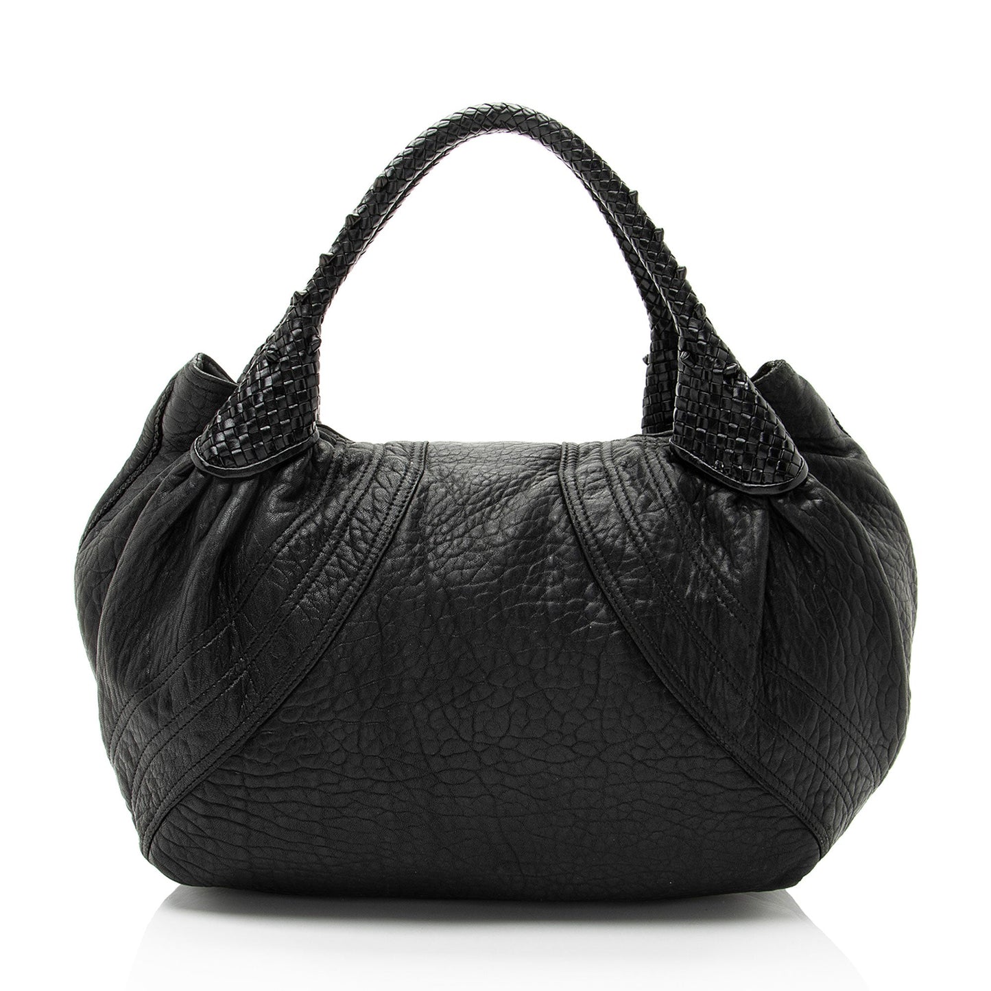 Fendi Tortuga Leather Spy Satchel