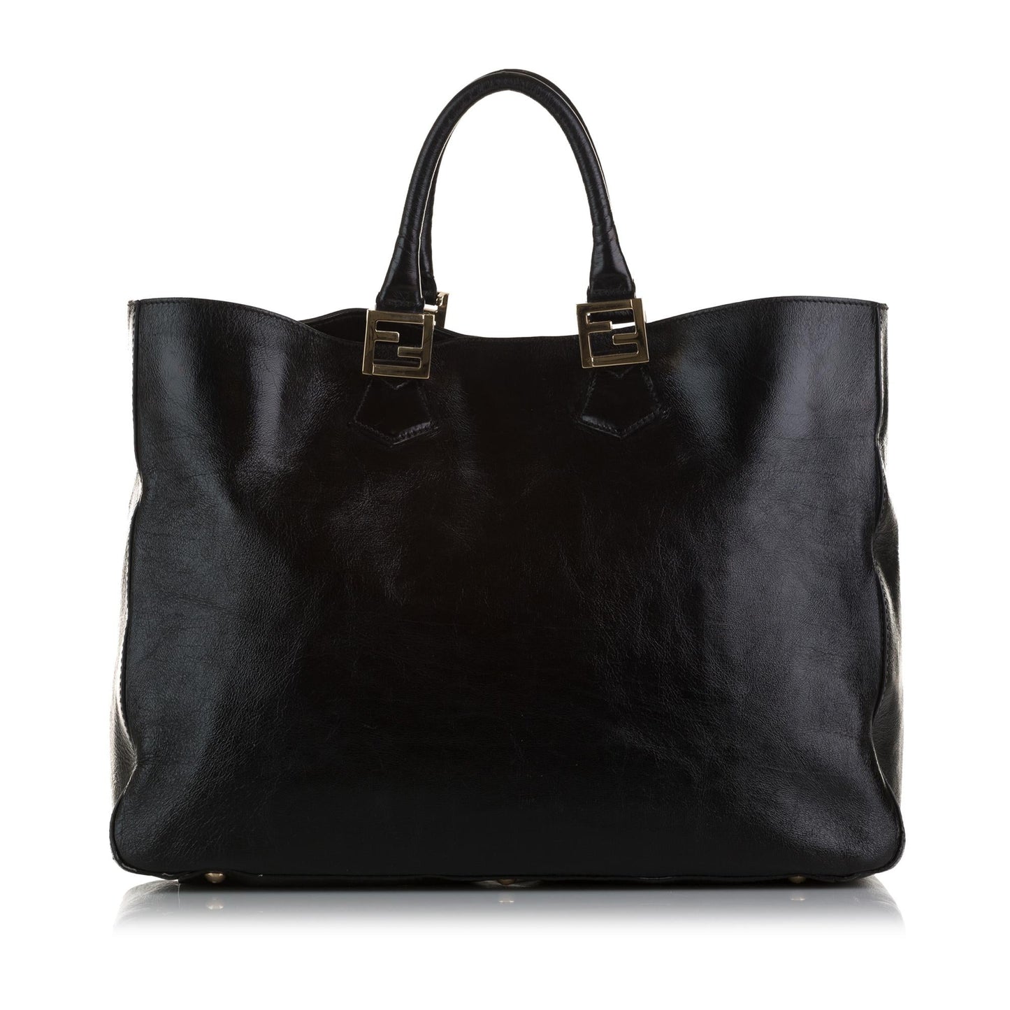 Fendi Twins Leather Tote Bag (SHG-5TD57t)