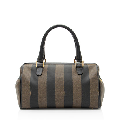 Fendi Vintage Pequin Satchel (SHF-p2iSKx)