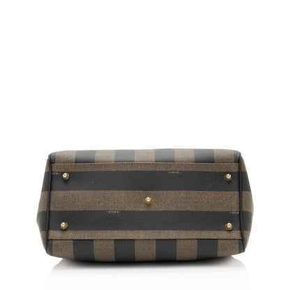 Fendi Vintage Pequin Satchel (SHF-p2iSKx)