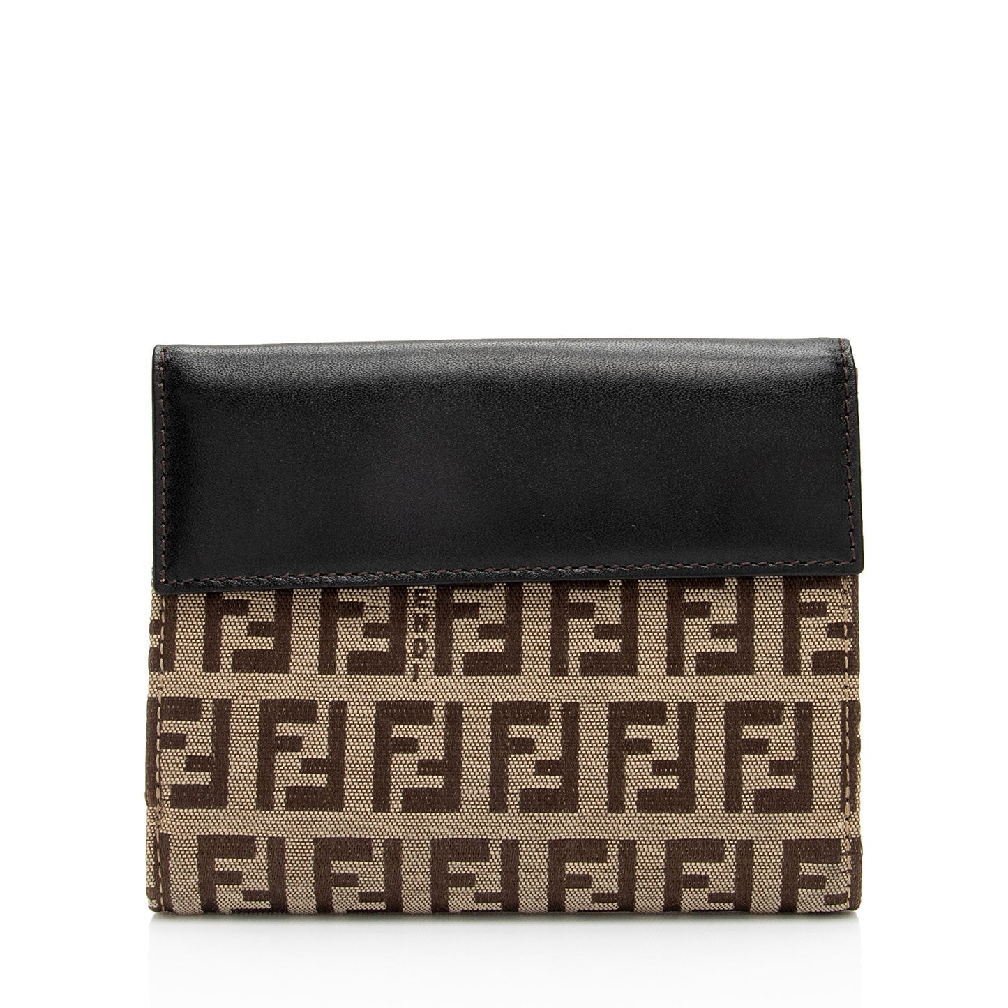 Fendi Vintage Zucchino French Wallet (SHF-vN8WMD)