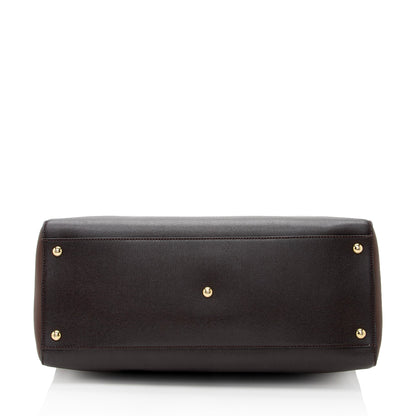 Fendi Vitello Calfskin 2Jours Elite Large Tote (SHF-22596)