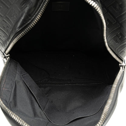 Fendi Vitello Grace Zucca Embossed Leather Backpack