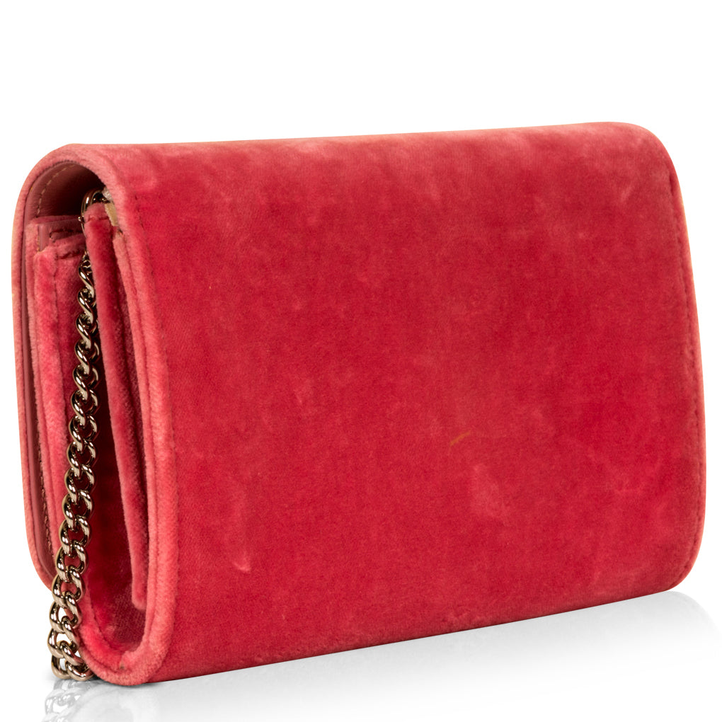 Fendi Kan I Velvet Crossbody