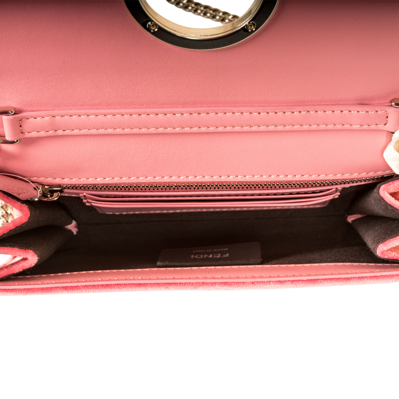 Fendi Kan I Velvet Crossbody