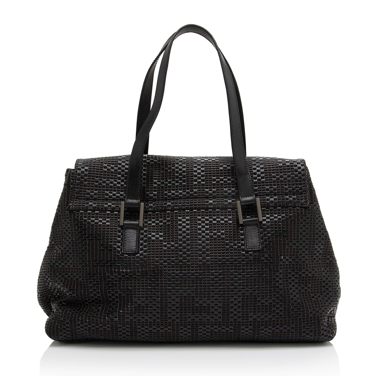 Fendi Woven Zucca Leather Forever Large Shoulder Bag (SHF-QqfMFO)