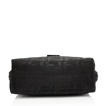 Fendi Woven Zucca Leather Forever Large Shoulder Bag (SHF-QqfMFO)