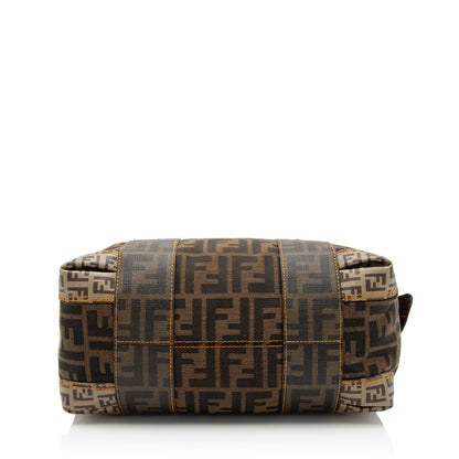 Fendi Zucca B Mix Medium Boston Bag (SHF-EoAec3)