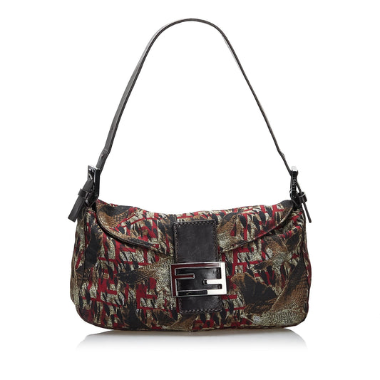 Fendi Zucca Bird Baguette (SHG-4MNS3d)