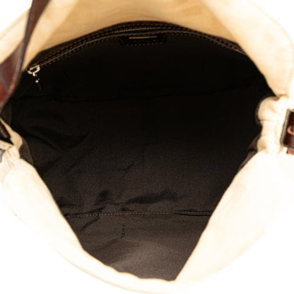 Fendi Zucca Canvas Double Flap Mamma (SHG-aECQqq)
