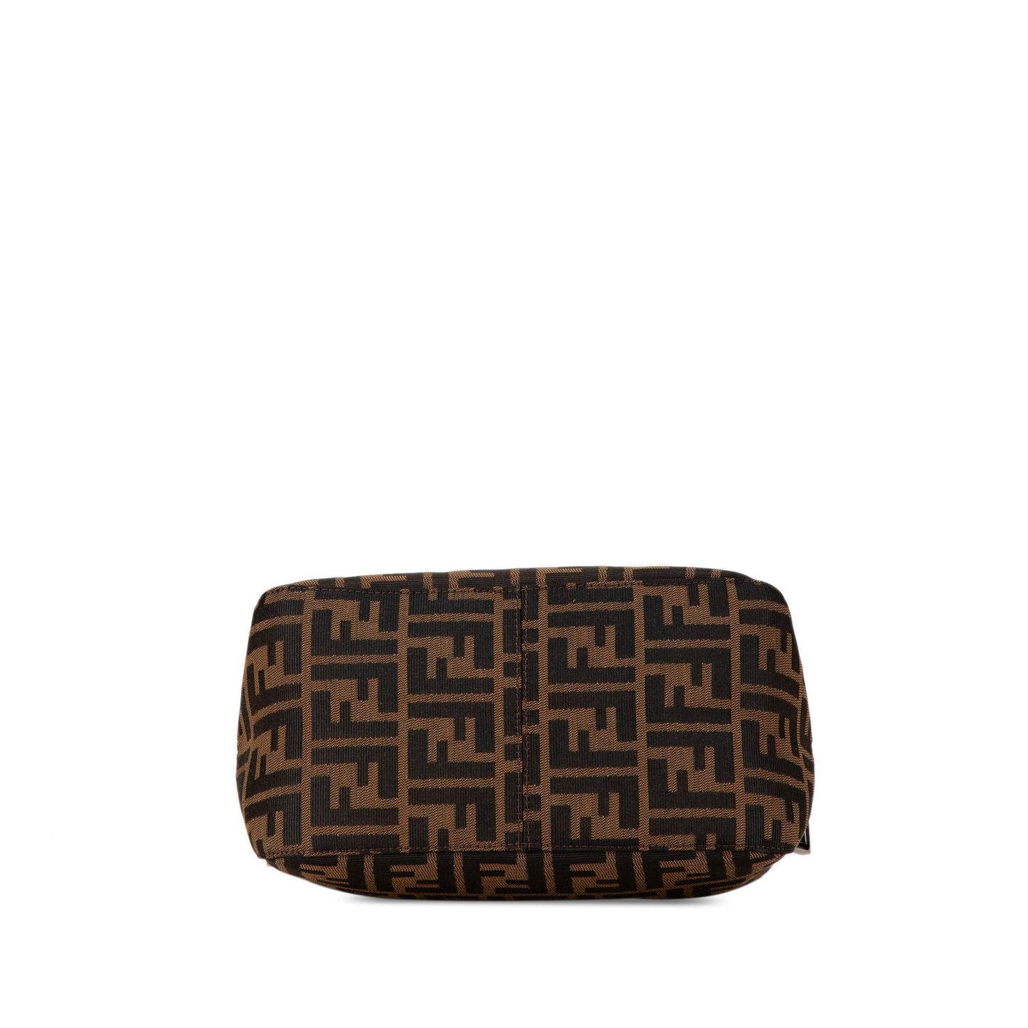 Fendi Zucca Canvas Double Flap Shoulder Bag (SHG-5160t3)